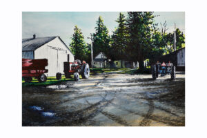 "Late Afternoon at the Farm - Signed print"