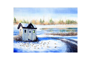 "Playhouse Days" Signed Paper Print