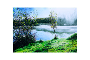 "Steam Fog Morning" Signed Paper Print