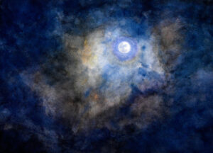 "Blue Moon" Original watercolour