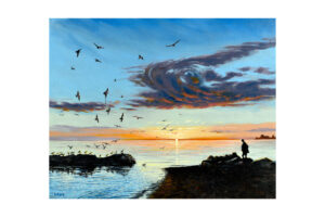"Confederation Beach Sunrise" Signed Paper Print